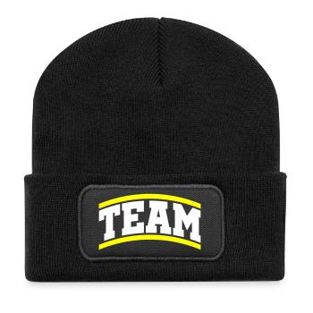 Team - Recycled Patch Beanie - black - Front