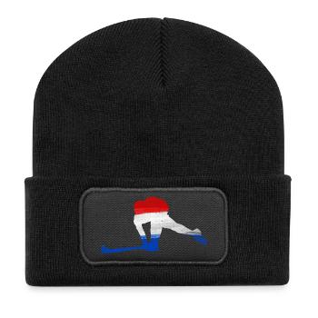 Hockey Netherlands - Recycled Patch Beanie - black - Front