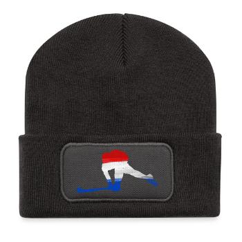 Hockey Netherlands - Recycled Patch Beanie - dark grey - Front