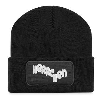 Master Lettering 3D - Recycled Patch Beanie - black - Front