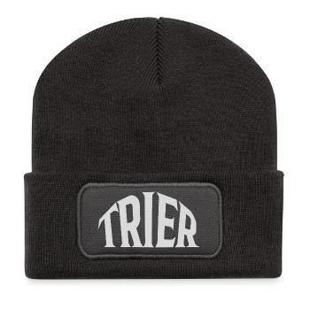 Trier - Recycelte Patch Beanie - Dunkelgrau - Vorne