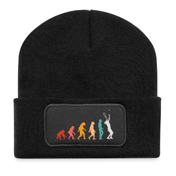 Tennisentwicklung - Recycelte Patch Beanie - Schwarz - Vorne