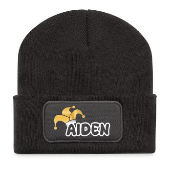Carnival Aiden - Recycled Patch Beanie - dark grey - Front