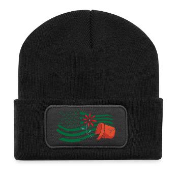 American Gardener Plant Lover Plants - Recycled Patch Beanie - black - Front