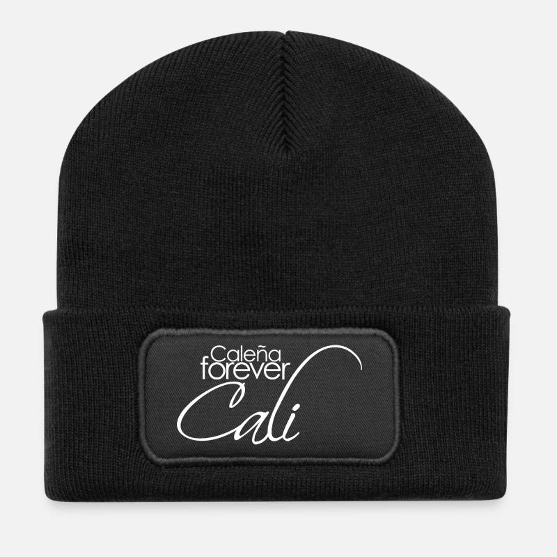 Caleña Forever Cali - Recycelte Patch Beanie - Schwarz