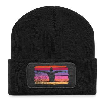 Artistic Swim Team Synchronschwimmen - Recycelte Patch Beanie - Schwarz - Vorne