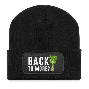 Back To More Celery - Recycled Patch Beanie - black - Front