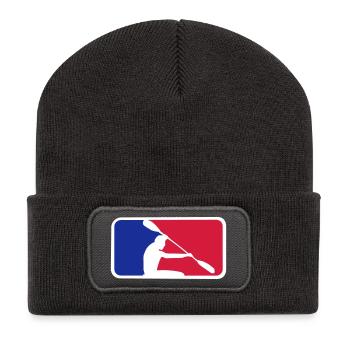 Kanu mit Frame - Recycelte Patch Beanie - Dunkelgrau - Vorne