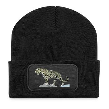 jaguar - Recycelte Patch Beanie - Schwarz - Vorne