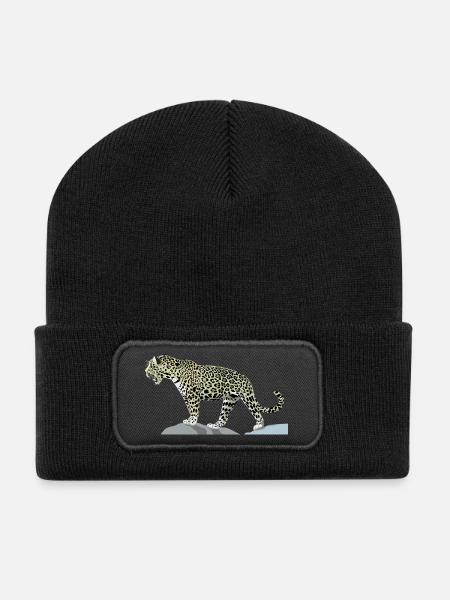 jaguar - Beanie recyclé à patch - noir