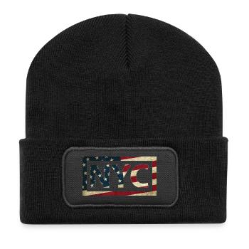 NYC (New York City) - Recycled Patch Beanie - black - Front