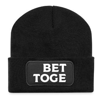 Better Together No1 look de partenaire - Beanie recyclé à patch - noir - Devant