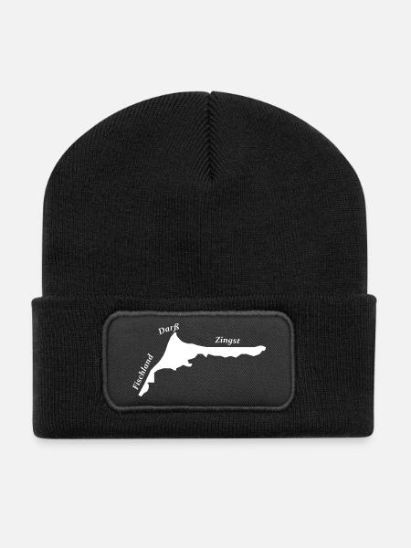 Fischland Darß Zingst - Recycelte Patch Beanie - Schwarz