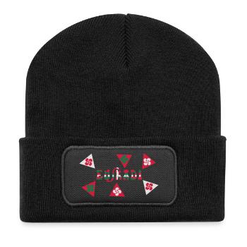Euskadi Pays Basque - Beanie recyclé à patch - noir - Devant