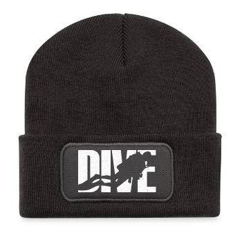 Tauchen Taucher - Recycelte Patch Beanie - Dunkelgrau - Vorne