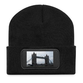 Tower bridge London - Recycled Patch Beanie - black - Front