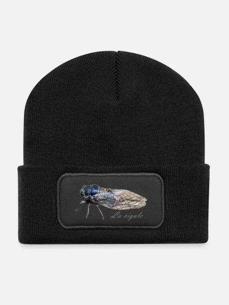 la cigale - Beanie recyclé à patch - noir