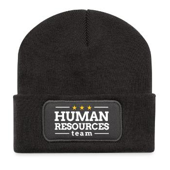 Human Resources Team - Recycled Patch Beanie - dark grey - Front