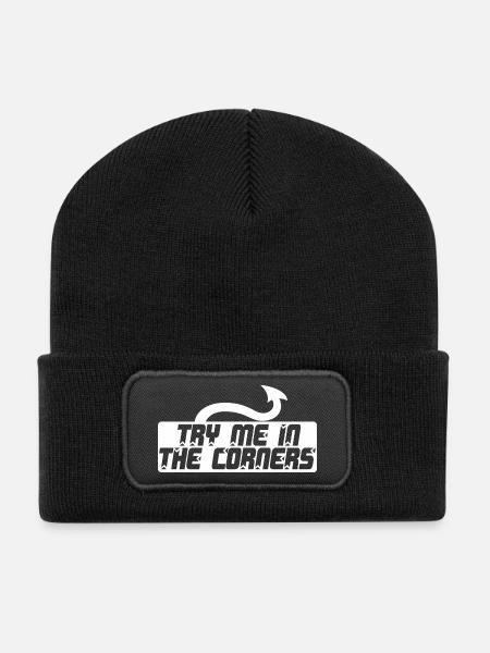 TrymeintheCorner - Recycelte Patch Beanie - Schwarz