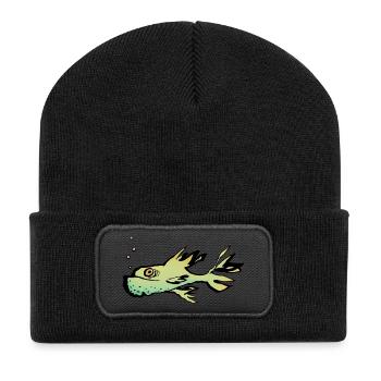 Fish - Recycled Patch Beanie - black - Front