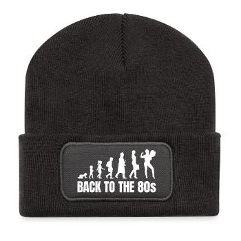 80s Girls to Adults - Recycled Patch Beanie - dark grey - Front