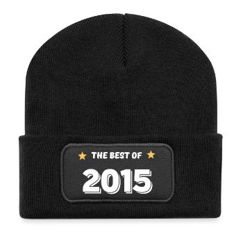 Best of 2015 - Beanie recyclé à patch - noir - Devant