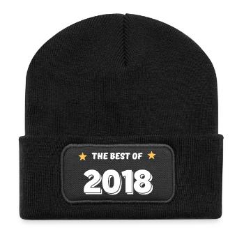 Best of 2018 - Recycled Patch Beanie - black - Front
