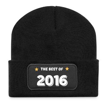 Best of 2016 - Recycled Patch Beanie - black - Front