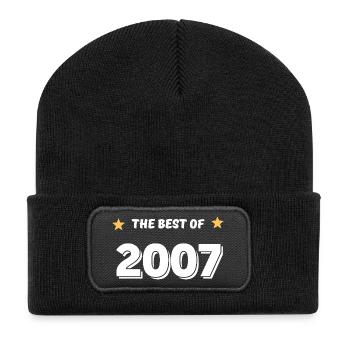 Das Beste aus 2007 - Recycelte Patch Beanie - Schwarz - Vorne