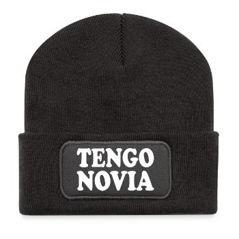 I have a girlfriend - Recycled Patch Beanie - dark grey - Front