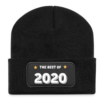 Best of 2020 - Beanie recyclé à patch - noir - Devant