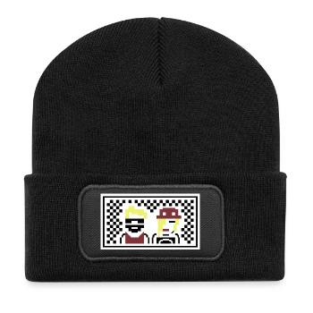 PETSCII: the band band - Recycled Patch Beanie - black - Front
