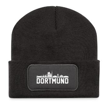 Skyline Dortmund - Recycled Patch Beanie - dark grey - Front