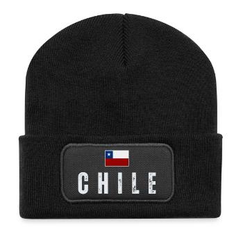 J'aime le Chili, la fierté chilienne - Beanie recyclé à patch - noir - Devant