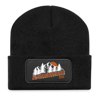 Crossing the Alps 2026 - Hiking - Recycled Patch Beanie - black - Front