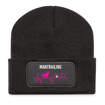 Mantrailing Heartbeat Mantrailing Passion - Recycled Patch Beanie - dark grey - Front