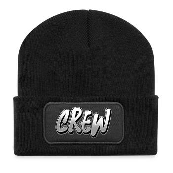 équipage - Beanie recyclé à patch - noir - Devant