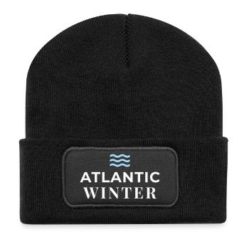 ATLANTEA - Atlantic Winter Edition - Recycled Patch Beanie - black - Front