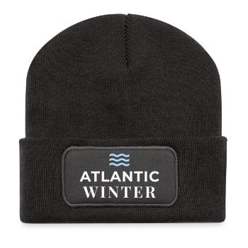 ATLANTEA - Atlantic Winter Edition - Beanie recyclé à patch - charbon - Devant
