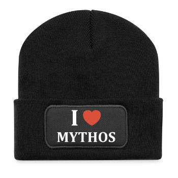 Mythos - Recycelte Patch Beanie - Schwarz - Vorne