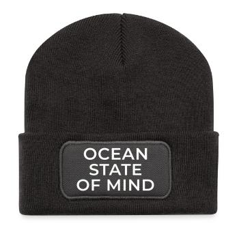 Ocean state - Recycled Patch Beanie - dark grey - Front