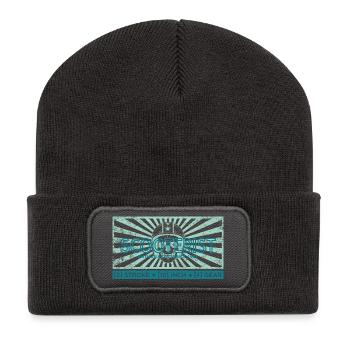 Scooterist Enthusiast Vintage Rays - Recycelte Patch Beanie - Dunkelgrau - Vorne