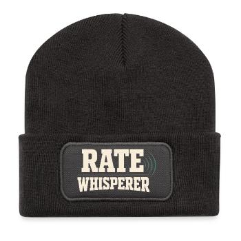 Courtiers en prêts hypothécaires, agents de prêt, - Beanie recyclé à patch - charbon - Devant