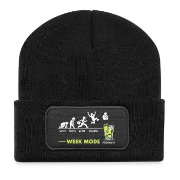 Vive le week-end - humor Mojito aperitif - Recycled Patch Beanie - black - Front