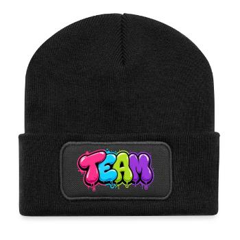 Team - Recycled Patch Beanie - black - Front