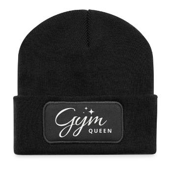 Scénario de Gym Queen Gym Gym féminin Entraînement féminin - Beanie recyclé à patch - noir - Devant