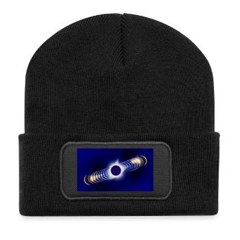 eclipse2026 - Recycled Patch Beanie - black - Front
