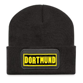 Dortmund - Recycled Patch Beanie - dark grey - Front