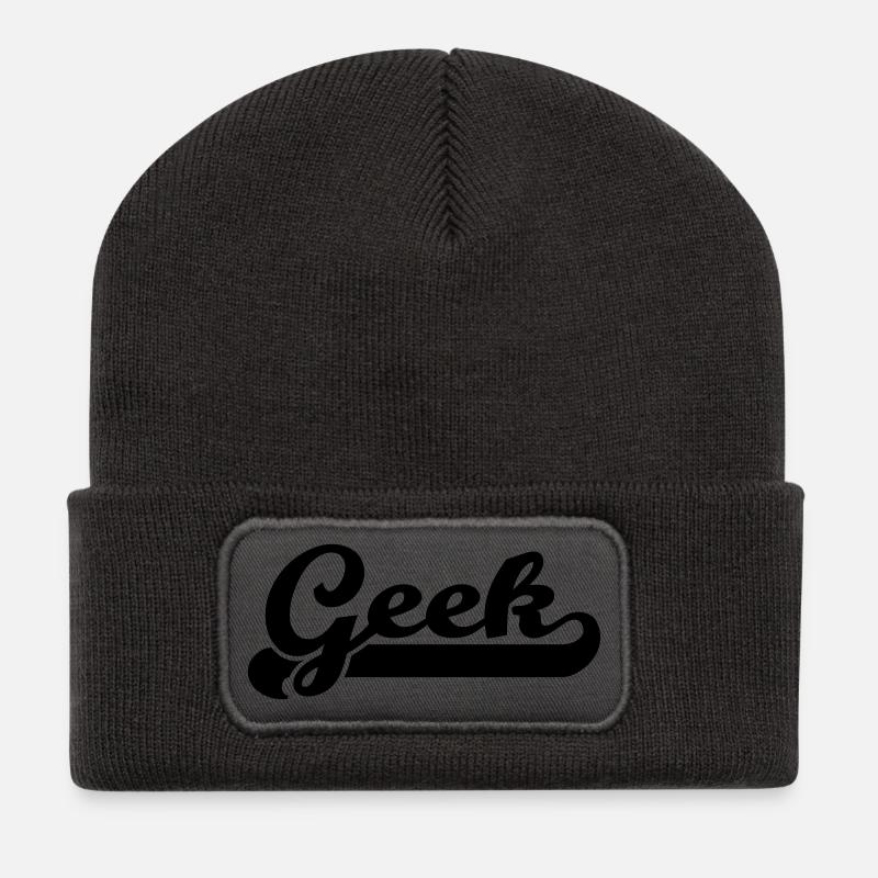 geek - Recycled Patch Beanie - dark grey