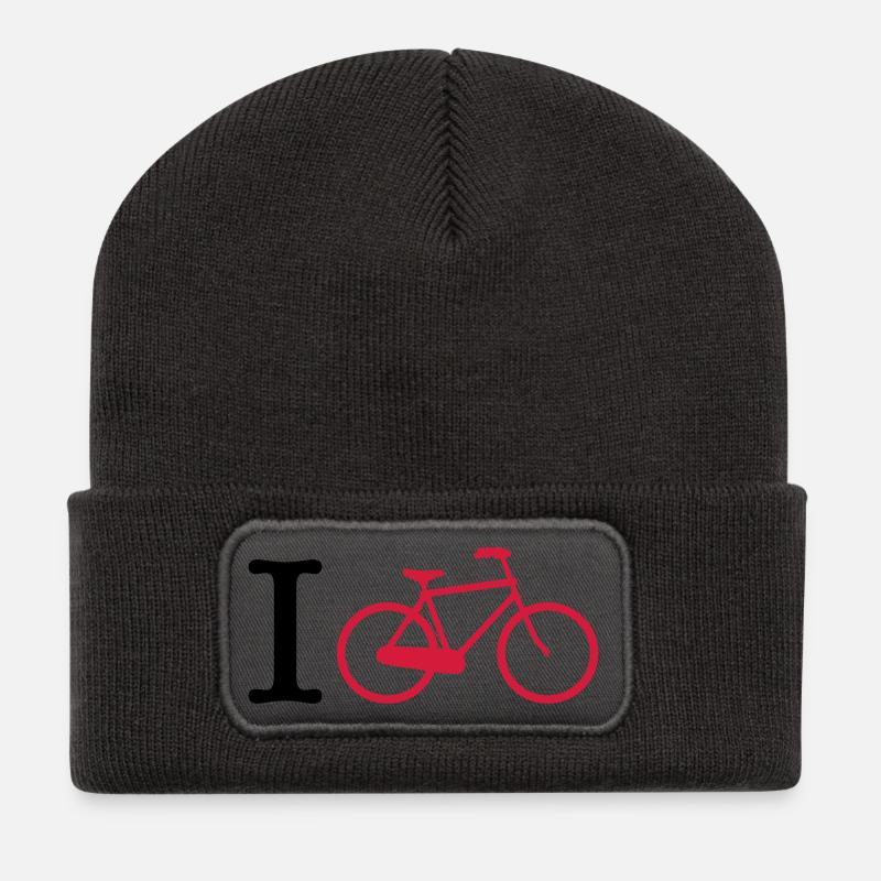 cyclisme - Beanie recyclé à patch - charbon